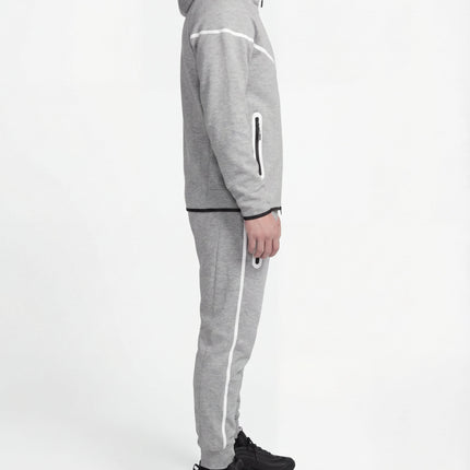 Nike Tech Fleece Grey Reflective Full Zip Windrunner Tracksuit - DripDrip Balkan